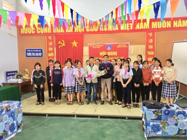 Huyện Minh Long tổ chức Ra mắt Câu lạc bộ “Các bạn gái tiêu biểu” tại trường THCS Long Hiệp