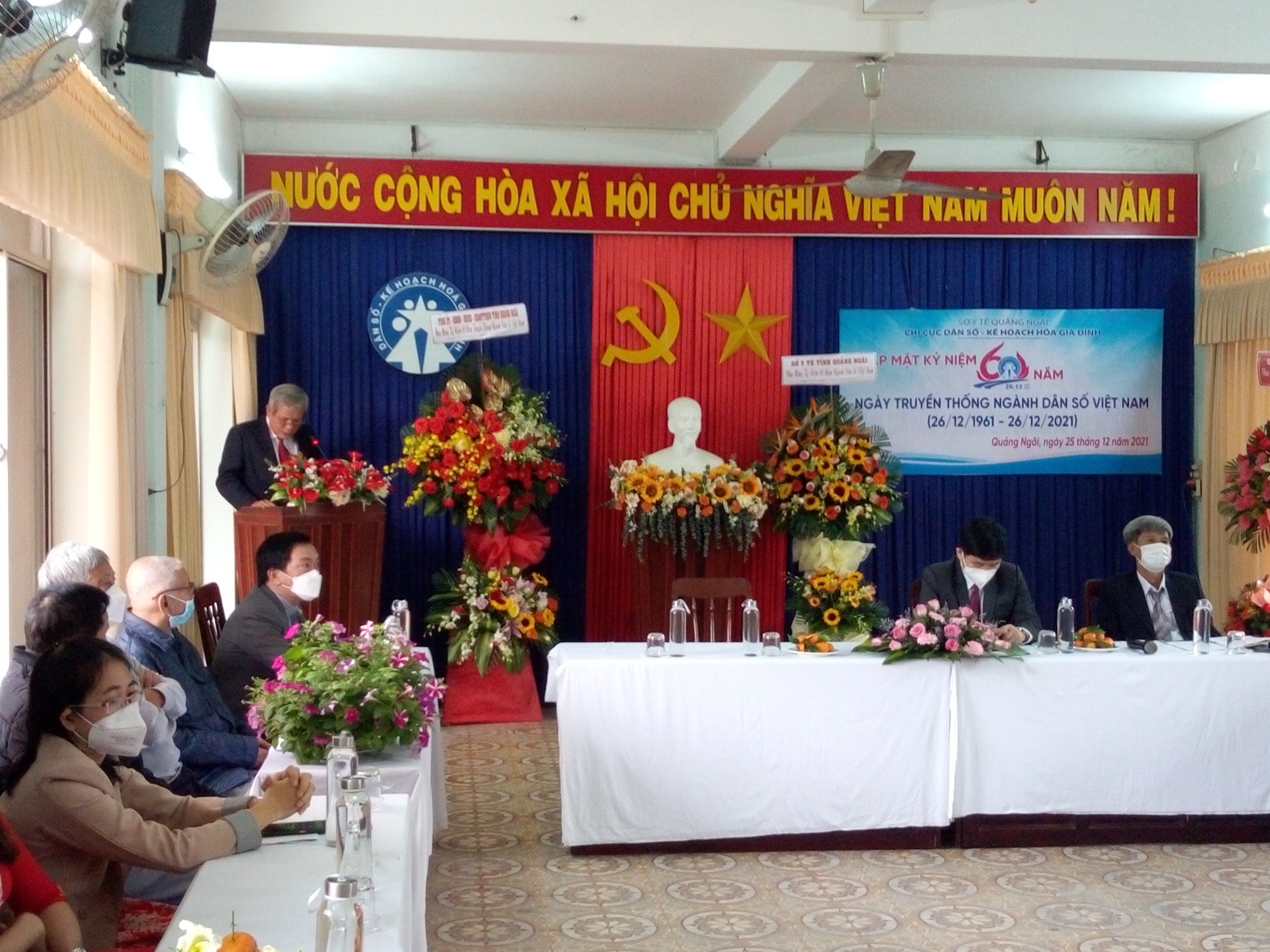 Tỉnh Quảng Ngãi: Tổ chức Gặp mặt kỷ niệm 60 năm ngày truyền thống ngành Dân số Việt Nam (26/12/1961-26/12/2021)