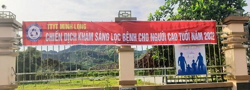 Huyện Minh Long (tỉnh Quảng Ngãi) - Tổ chức Chiến dịch khám sức khỏe cho Người cao tuổi