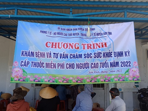 Sơn Tịnh triển khai Chiến dịch Chăm sóc sức khỏe Người Cao tuổi trên địa bàn huyện