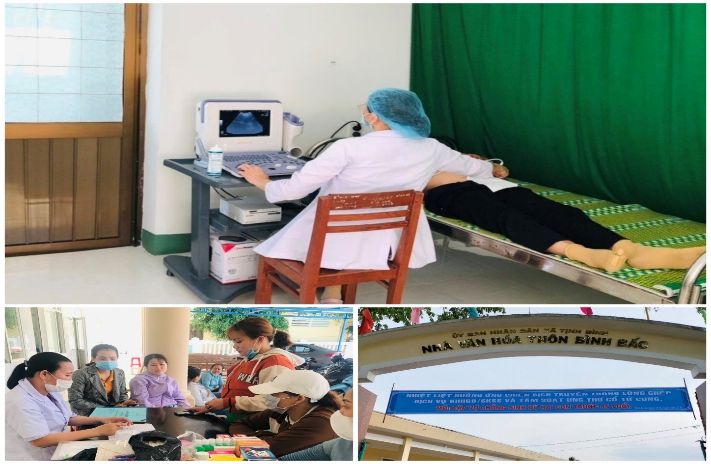 TTYT huyện Sơn Tịnh: Tổ chức chiến dịch truyền thông lồng ghép dịch vụ chăm sóc SKSS/KHHGĐ, tầm soát ung thư cổ tử cung và nâng cao chất lượng dân số.