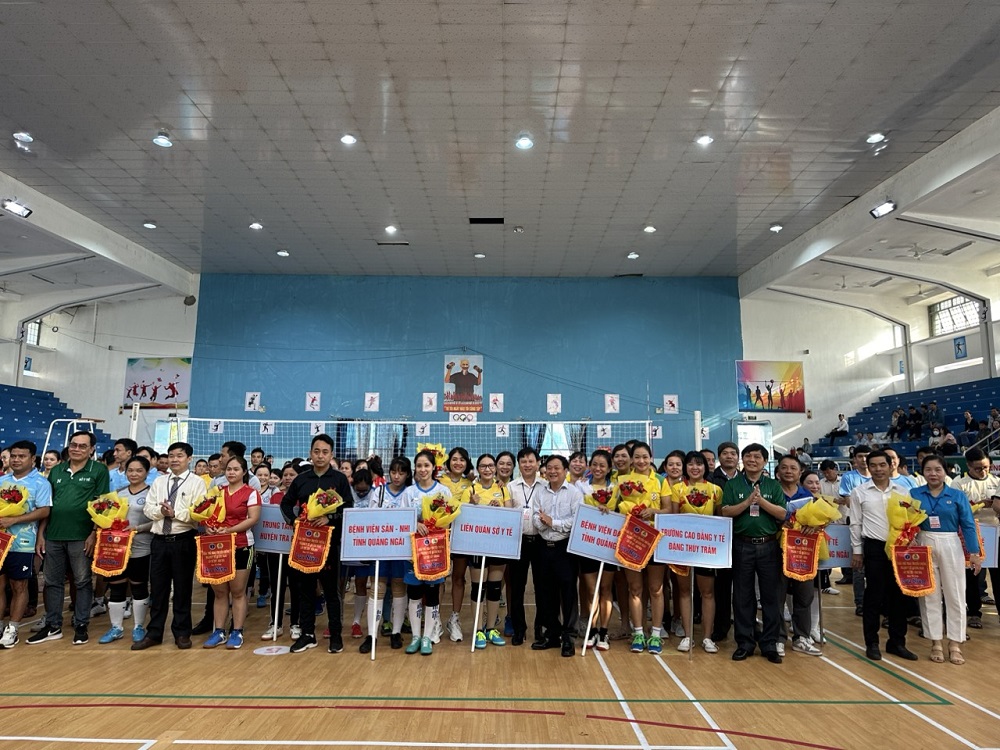 Lễ khai mạc Giải thể thao truyền thống ngành Y tế tỉnh Quảng Ngãi