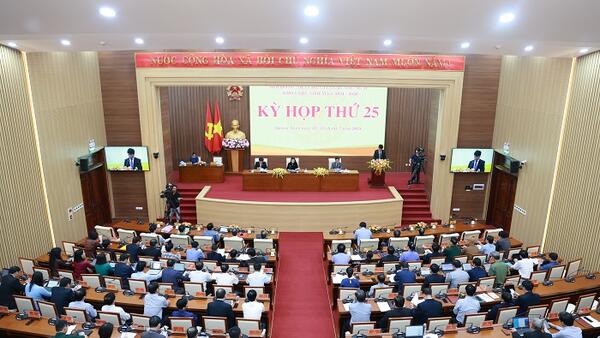 Khai mạc kỳ họp thứ 25, HĐND tỉnh khóa XIII