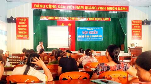 Nghĩa Hành: Tập huấn kiến thức vệ sinh an toàn thực phẩm cho các cơ sở sản xuất, kinh doanh thực phẩm