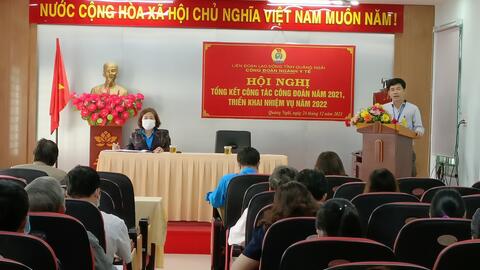 Công đoàn ngành Y tế tổng kết hoạt động công đoàn năm 2021
