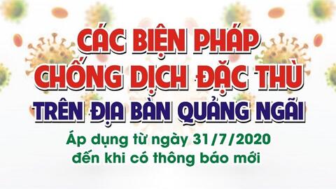 Infographic: Một số biện pháp phòng chống dịch Covid-19