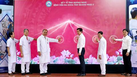 Bệnh viện Đa khoa tỉnh Quảng Ngãi 2 tổ chức Lễ Công bố triển khai Bệnh án điện tử