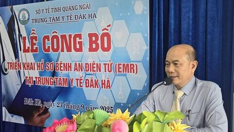 Trung tâm Y tế Đăk Hà công bố triển khai hồ sơ bệnh án điện tử