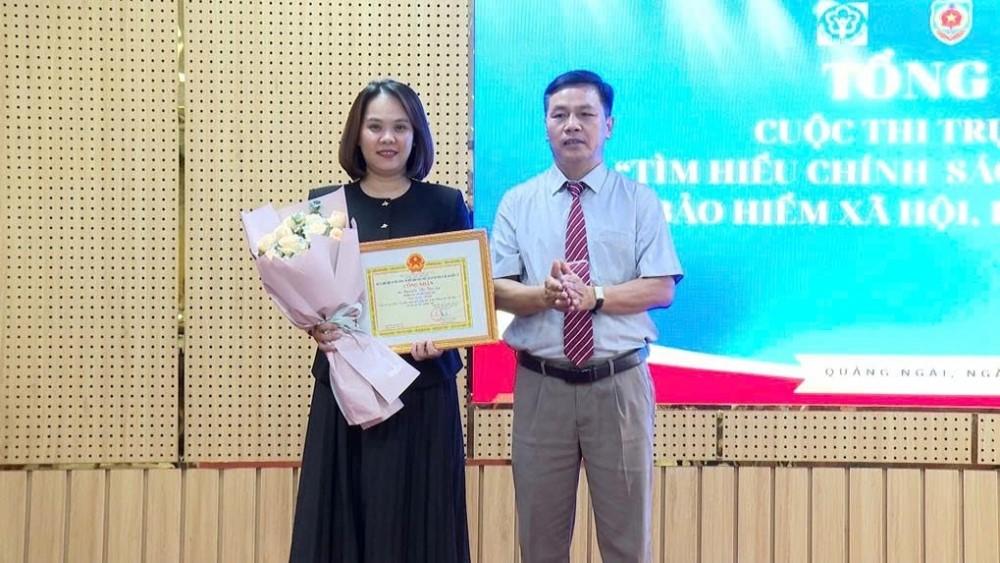 Quảng Ngãi: Tổng kết và trao giải Cuộc thi trực tuyến Tìm hiểu chính sách, pháp luật về bảo hiểm xã hội, bảo hiểm y tế
